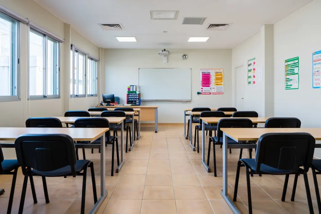 Cours de sensibilisation pour le permis de conduire à Genève, salle de classe