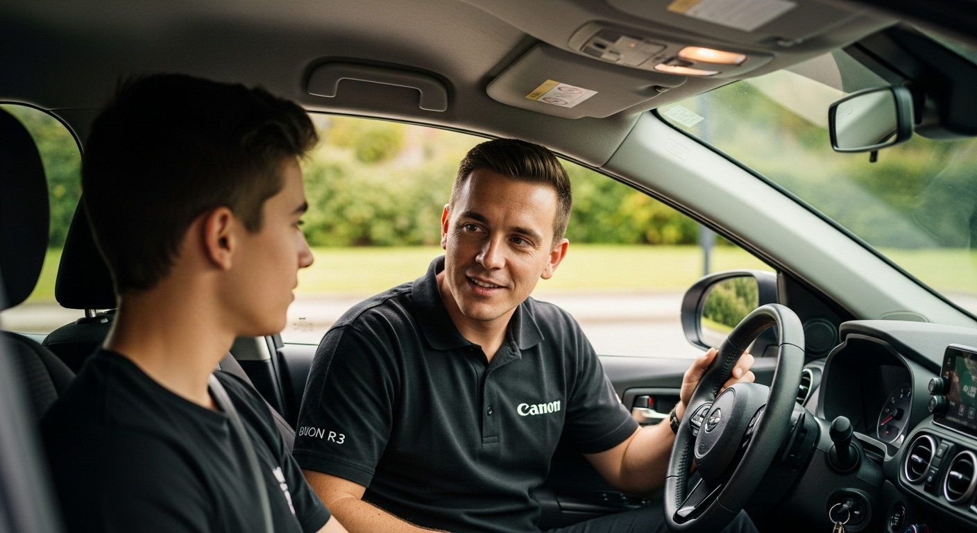 leçon de conduite élève instructeur